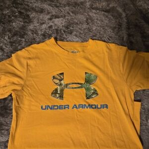 Under Armour Kids Yellow Short Sleeve Tee